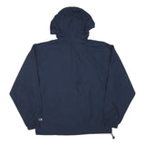 CHAMPION Mens Navy Blue Franklin College Pullover Jacket M Polyester Blend