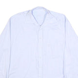 ADIDAS Mens White Cotton Shirt L Classic Button Down Long Sleeve Casual
