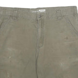 CARHARTT Mens Shorts Green Casual Relaxed Fit XL W38 Workwear Utility Cotton