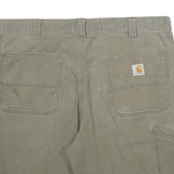 CARHARTT Mens Shorts Green Casual Relaxed Fit XL W38 Workwear Utility Cotton