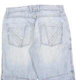 YIJUE INDUSTRY Mens Shorts Blue Casual Cotton Blend M W34 Summer Wear