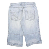 YIJUE INDUSTRY Mens Shorts Blue Casual Cotton Blend M W34 Summer Wear