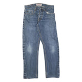 DICKIES Mens Regular Fit Blue Cotton Denim Jeans W31 L28 Button Closure Casual