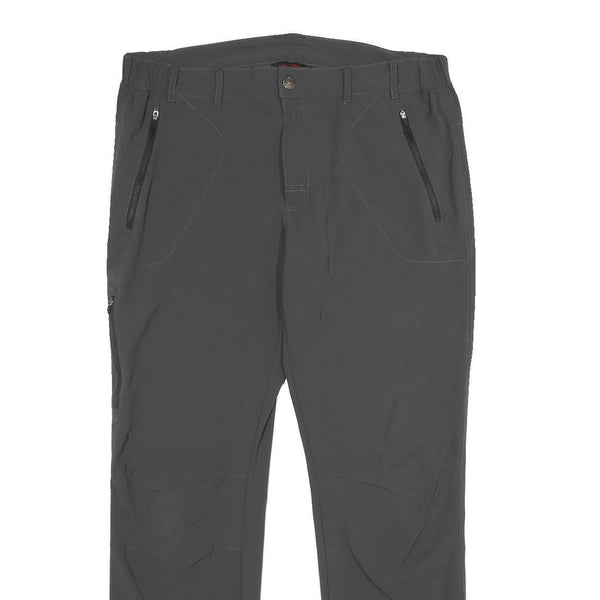 ACTIVE Mens Nylon Black Regular Zip Trousers W34 L32 Outdoor Casual