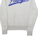 TOMMY HILFIGER Mens Grey Sweatshirt Crew Neck M Cotton Blend Pullover Casual