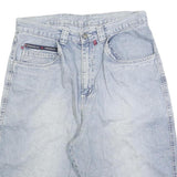 FIREBALL Mens Shorts Blue Casual M W32 Cotton Blend Denim Pocketed