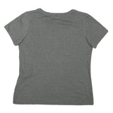 NIKE Womens Grey Pink Graphic T-Shirt M Short Sleeve Crew Neck Casual