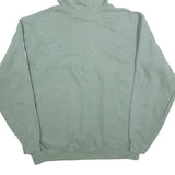 CARHARTT Mens Green Hoodie L Pullover Cotton Blend Logo Sleeve Casual Wear