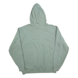 CARHARTT Mens Green Hoodie L Pullover Cotton Blend Logo Sleeve Casual Wear