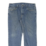 CARHARTT Mens Regular Fit Blue Denim Jeans Zip W38 L30 Classic Cotton Blend