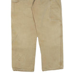 DICKIES Mens Jeans Beige Regular Straight Denim W38 L30 Workwear Durable