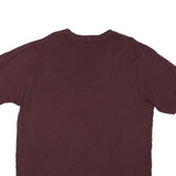 CARHARTT Mens Maroon Pocket T-Shirt L Short Sleeve Crew Neck Cotton Blend