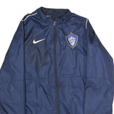 NIKE Mens Navy Blue Jacket XL Polyester Plain Zip Sportswear