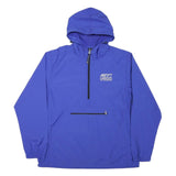 CHARLES RIVER Mens Blue Nylon Pullover Jacket M Gymnastics Academy Printed