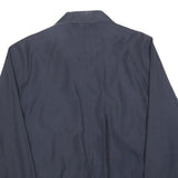 WESTMINSTER Mens Navy Blue Classic Jacket L Polyester Blend Zip Plain