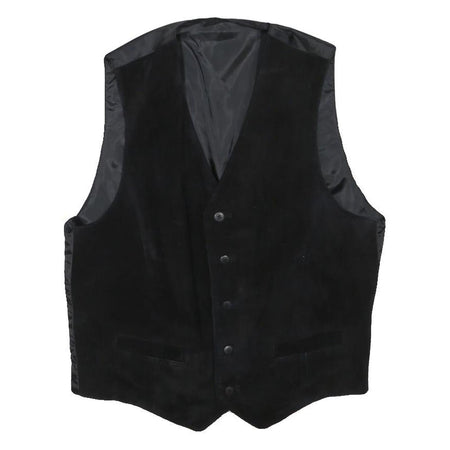 Womens Black Button Closure Classic Jacket S Polyester Blend Plain Stylish