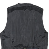 Womens Black Button Closure Classic Jacket S Polyester Blend Plain Stylish