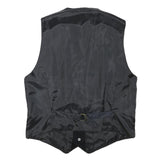 Womens Black Button Closure Classic Jacket S Polyester Blend Plain Stylish