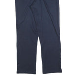 NAUTICA Mens Cotton Blend Navy Regular Fit Straight Leg Trousers W34 L32 Casual