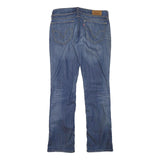 LEVI'S Womens Regular Straight Leg Denim Medium Blue W30 L30 Zip Cotton Blend