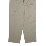 TOMMY HILFIGER Mens Cotton Beige Regular Straight Trousers W34 L30 Classic