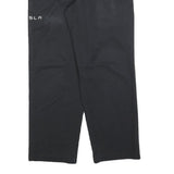 RED KAP Mens Cotton Blend Black Relaxed Straight Trousers W31 L28 Workwear Zip