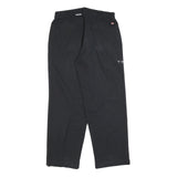 RED KAP Mens Cotton Blend Black Relaxed Straight Trousers W31 L28 Workwear Zip