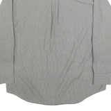 CHAPS RALPH LAUREN Mens Grey & Blue Check Shirt L Classic Button Down Casual