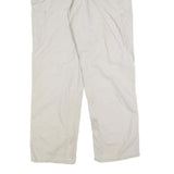 CARHARTT Mens Cotton Blend Beige Relaxed Straight Trousers W34 L32 Workwear