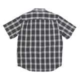 CARHARTT Mens Black & White Check Shirt L Cotton Casual Workwear Button