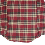 FIELD & STREAM Mens Red & Cream Plaid Shirt XL Cotton Blend Casual Outdoor