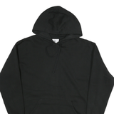 FILA Mens Black Pullover Hoodie M Cotton Blend Casual Sweatshirt