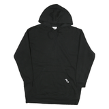 FILA Mens Black Pullover Hoodie M Cotton Blend Casual Sweatshirt