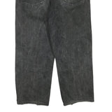 LEVI'S Womens Jeans Black Regular Straight Denim Stone Wash W36 L26 Casual Fit