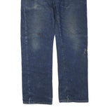 DICKIES Mens Jeans Blue Cotton Blend Regular Straight Denim W36 L32 Workwear