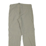 MAMMUT Womens Regular Beige Polyester Blend Zip Trousers W32 L31 Outdoor Hiking