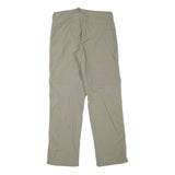 MAMMUT Womens Regular Beige Polyester Blend Zip Trousers W32 L31 Outdoor Hiking
