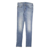 TRUE RELIGION Mens Slim Blue Denim Light W29 L33 Zip Pockets Cotton Blend Jeans
