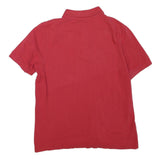 KAPPA Mens Red Polo Shirt Short Sleeve Cotton Blend M Casual Sports Logo