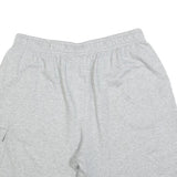 NIKE Mens Shorts Grey Cargo XL W32 Cotton Blend Casual Pocketed