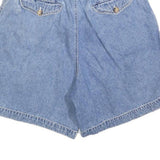 GV JEANS Womens Denim Blue Casual Shorts XS W25 High Waist Relaxed Fit