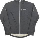 JACK WOLFSKIN Womens Black Hooded Jacket S Nylon Texapore Outdoor Zip