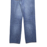 LEVI'S Mens Blue Regular Straight Denim Medium W28 L28 Cotton Blend Button Jeans