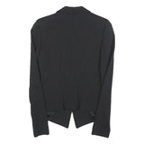 PINKO Womens Black Tailored Jacket UK 10 Polyester Blend Button Closure Plain