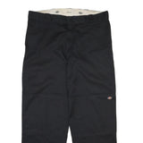 DICKIES Mens Regular Fit Black Workwear Trousers W40 L32 Durable Cotton Blend