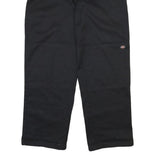 DICKIES Mens Regular Fit Black Workwear Trousers W40 L32 Durable Cotton Blend