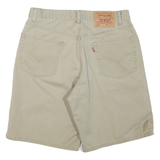 LEVI'S Mens Shorts Beige Casual M W33 Cotton Blend Classic Fit Pocketed