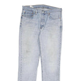 LEVI'S 514 Mens Slim Jeans Blue Denim Light W36 L34 Cotton Blend Zip