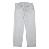LEVI'S 501 Mens Jeans Light Blue Regular Straight Denim W31 L28 Classic Cotton