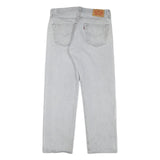LEVI'S 501 Mens Jeans Light Blue Regular Straight Denim W31 L28 Classic Cotton